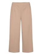 Vmsara Hr 7/8 Straight Pant Boo Bottoms Trousers Straight Leg Beige Ve...