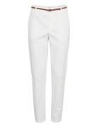 Days Cigaret Pants 2 - Bottoms Trousers Slim Fit Trousers White B.youn...