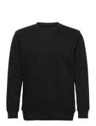 O-Neck Sweat Tops Sweatshirts & Hoodies Sweatshirts Black Lindbergh