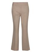 Clarafv Ankle Bottoms Trousers Flared Beige FIVEUNITS