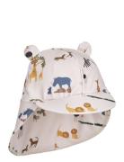 Senia Sun Hat With Ears Solhat Cream Liewood