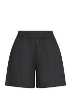 Linen Shorts Bottoms Shorts Casual Shorts Black Rosemunde