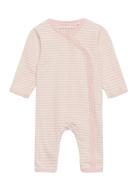 Wholesuit Y/D Stripe Langærmet Body Pink Fixoni