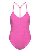 Nike W Terry Piece Retro Flow Sport Swimsuits Pink NIKE SWIM