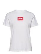 Everyday Square Logo Tee Tops T-shirts & Tops Short-sleeved White Svea