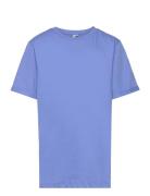 Pkria Ss Fold Up Solid Tee Tw Bc Noos Tops T-Kortærmet Skjorte Blue Li...