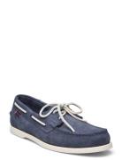 Docksides Portland Nubuck Sejlersko Sko Navy Sebago