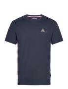 Noah Logo Tee Tops T-Kortærmet Skjorte Navy Sebago