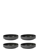 High Plate Maarten Baas Set Of 4 Home Tableware Plates Deep Plates Bla...
