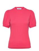 Johanna Tee Tops T-shirts & Tops Short-sleeved Pink Minus