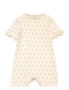 Jumpsuit Bodysuits Short-sleeved Cream Sofie Schnoor Baby And Kids