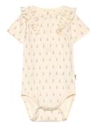 Bodystocking Bodies Short-sleeved Cream Sofie Schnoor Baby And Kids