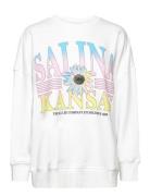 Seasonal Sws Tops Sweatshirts & Hoodies Sweatshirts White Lee Jeans