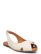 Sandals Shoes Heels Pumps Sling Backs Cream Billi Bi