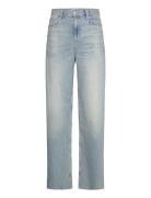 Mid-Rise Straight Jeans Bottoms Jeans Straight-regular Blue Mango