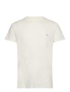 Kolding Tee S/S Tops T-Kortærmet Skjorte Cream Clean Cut Copenhagen