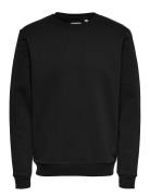 Onsceres Crew Neck Noos Tops Sweatshirts & Hoodies Sweatshirts Black O...