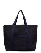 Canvas Berta Bag Shopper Taske Navy Becksöndergaard