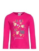 Long-Sleeved T-Shirt Tops T-shirts Long-sleeved T-Skjorte Pink Gurli G...