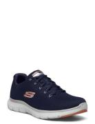 Mens Flex Advantage 4.0 - Waterproof Low-top Sneakers Blue Skechers