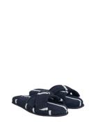 Stripe Cross Slippers Slippers Hjemmesko Navy GANT