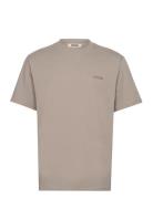 Wbbaine Base Tee Designers T-Kortærmet Skjorte Beige Woodbird