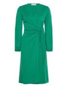 Catjaiw Wrap Dress Knælang Kjole Green InWear