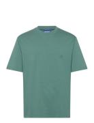 Niley Tops T-Kortærmet Skjorte Green HUGO BLUE