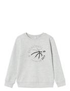 Nkmkulan Ls Sweat Unb Tops Sweatshirts & Hoodies Sweatshirts Grey Name...