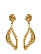 Flowing Dreams Earrings Ørestickere Smykker Gold Pernille Corydon