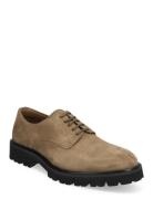 Lightweight Derby - Titanio Grey Shoes Business Laced Shoes Green S.T....