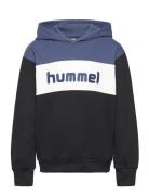 Hmlmorten Hoodie Sport Sweatshirts & Hoodies Hoodies Blue Hummel