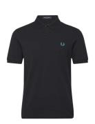 The Fred Perry Shirt Tops Polos Short-sleeved Black Fred Perry