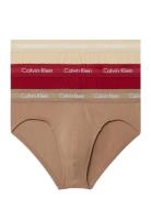 3P Hip Brief Underbukser Y-front Briefs Beige Calvin Klein