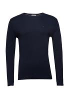 Tjm Original Rib Longsleeve Tee Tops T-Langærmet Skjorte Navy Tommy Je...