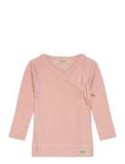 Tut Wrap Ls Tops T-shirts Long-sleeved T-Skjorte Pink MarMar Copenhage...