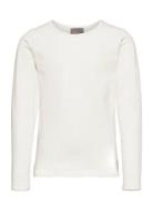 Creamie T-Shirt Ls Tops T-shirts Long-sleeved T-Skjorte Cream Creamie