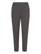 Objlisa Slim Pant Noos Bottoms Trousers Slim Fit Trousers Grey Object