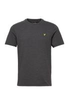 Plain T-Shirt Tops T-Kortærmet Skjorte Grey Lyle & Scott