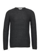 Sdjarah Tops Knitwear Round Necks Grey Solid