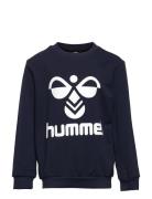 Hmldos Sweatshirt Sport Sweatshirts & Hoodies Sweatshirts Blue Hummel