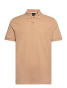 Pallas Tops Polos Short-sleeved Beige BOSS