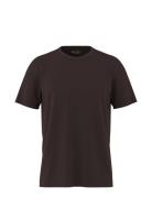 Slhaspen Ss O-Neck Tee Noos Tops T-Kortærmet Skjorte Brown Selected Ho...