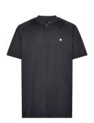 Ace Performance Zip Polo Sport T-Kortærmet Skjorte Black Björn Borg