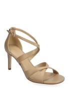 Kinsley Sandal Sandal Med Hæl Beige Michael Kors