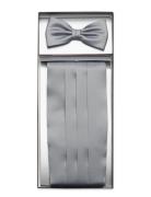 Ceremony Cummerbund Butterfly Grey Amanda Christensen