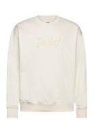 Noel Aa Script Embroidery Sweatshir Tops Sweatshirts & Hoodies Sweatsh...