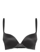 Underwire Bra Satin Lingerie Bras & Tops Push Up Bras Black BOSS