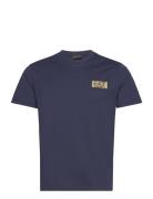 T-Shirt Tops T-Kortærmet Skjorte Navy EA7