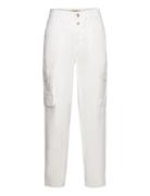 Mmadeline Rosita Cargo Pant Bottoms Trousers Cargo Pants White MOS MOS...